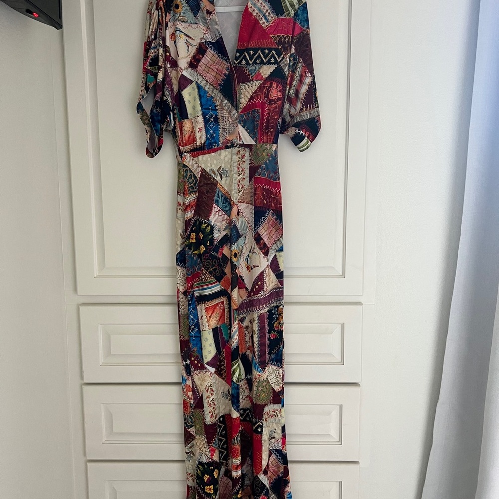 Norma Kamali Multicolor Patchwork Jacket with Bla… - image 2